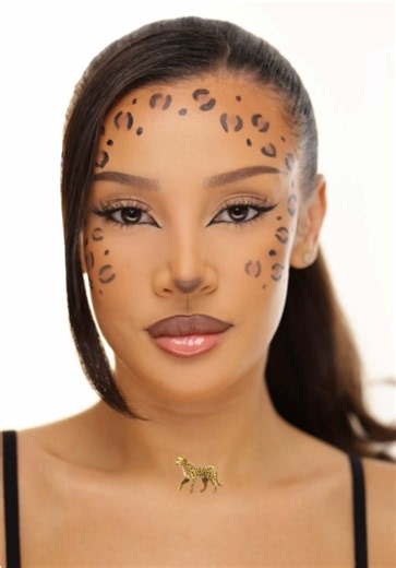 Easy Halloween Makeup Ideas: Bat, Spider, Bow & Cheetah Looks
