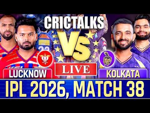 🔴 LSG vs KKR, IPL 2026 Live Cricket Match Today Score Commentary, Lucknow vs Kolkata, Last 7