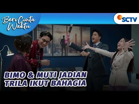 YAY! Trila Rayakan Bimo dan Muti Official Pacaran | Beri Cinta Waktu - Episode 100