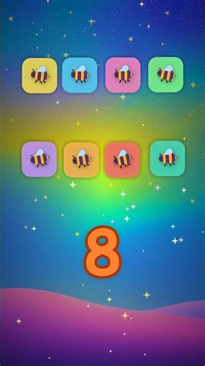 Number 8 - EIGHT 🌟 Count to 8 | Kids Learning Video