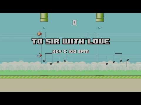 To Sir, with Love 🐤🎹 Easy Piano for Beginners | Flappy Bird Play-Along