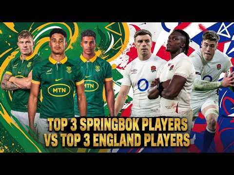 Springboks vs England | 6 Rugby Stars, One Brutal Battle 🏉🔥