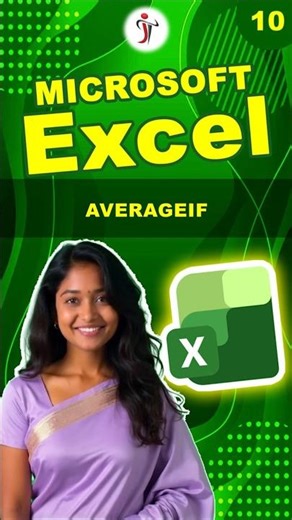 AVERAGEIF in Excel #excel #exceltips #exceltips #excelformula