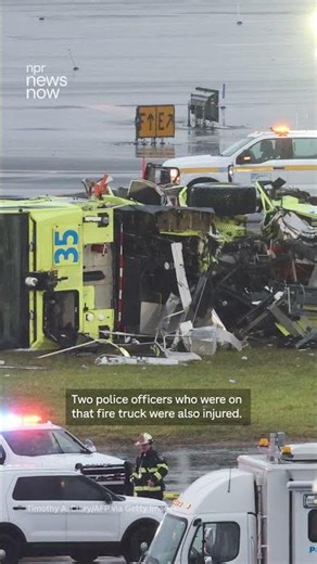 Pilot, copilot killed in collision between jet and fire truck