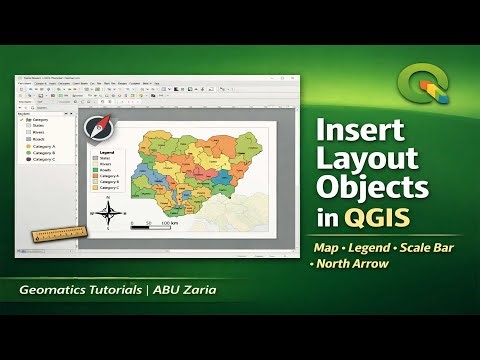 How to Insert Layout Objects in QGIS | Add Map Elements to Your Layout