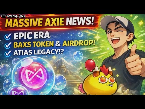 AXIE ORIGIN EPIC ERA IS LIVE! 😱 | BAXS TOKEN, AIRDROP, ATIAS LEGACY & REWARDS UPDATE