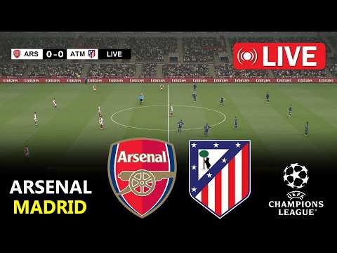 Arsenal vs Atletico De Madrid | Champions League 2026 | UCL Live | PES 21 Simulation Game