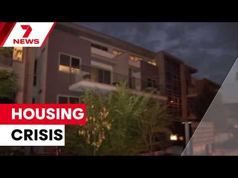 Australia's housing crisis deepens as targets slip | 7NEWS