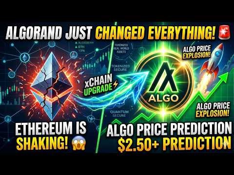 Algorand Just Changed EVERYTHING (Ethereum is Shaking) 🚨 ALGO Price Prediction!