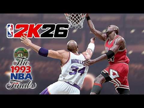 NBA 2K26 | 1993 Finals Game 6: Chicago Bulls vs Phoenix Suns | NBA on NBC Michael Jordan [PC Mod]