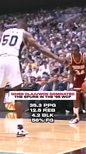 Hakeem's 1995 playoff run was the stuff of DREAMS 🏆🏆 #NBAonPrime #houstonrockets #hakeem