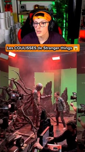 Behind the scenes of Stranger Things 😱