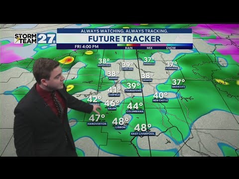 Rain and snow chances on and off heading toward your new year