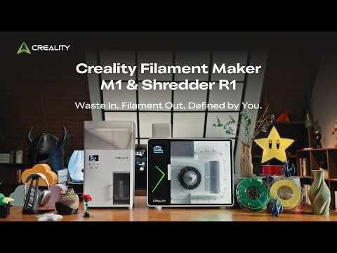 Meet Creality M1 & R1—The First Desktop System to Recycle & Create Your Own Filament