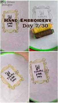 Day 7/30 | Split Stitch Embroidery Tutorial 🪡 | Easy Hand Embroidery for Beginners