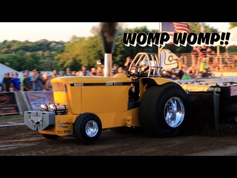 CRAZY John Deere Tractor Pulling in Freeport, IL 2023!