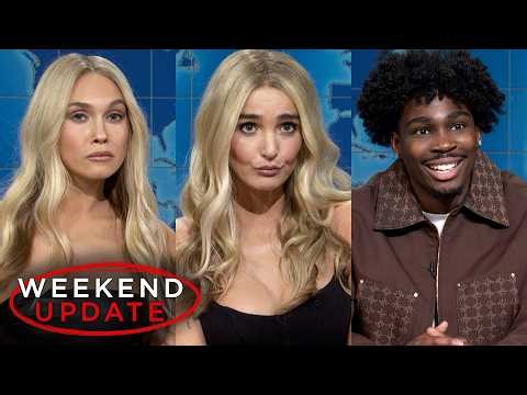 Weekend Update ft. Veronika Slowikowska, Chloe Fineman and Kam Patterson - SNL