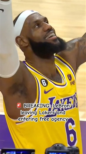 🚨 LeBron James is LEAVING Lakers after 8 seasons
