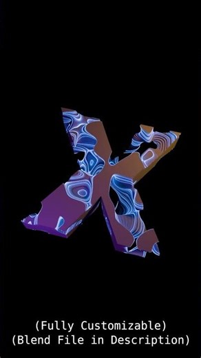 Clean Shader-Driven Text Animation in Blender (Procedural Motion + Keyframes) #3danimation