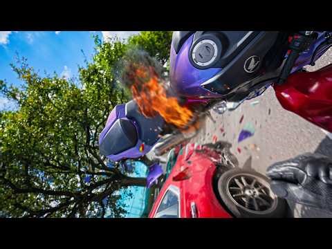 Bikers Pushing Their Luck TOO FAR (Motorcycle Crashes)