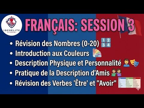 video French 3rd session 27 12