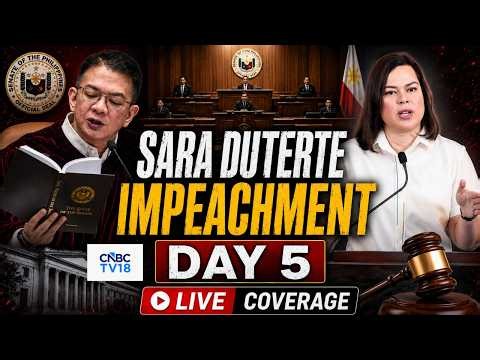 Philippine Senate LIVE: VP Sara Duterte Impeachment Trial Day 5 July 14, 2026 | Zuleika Lopez | N18G