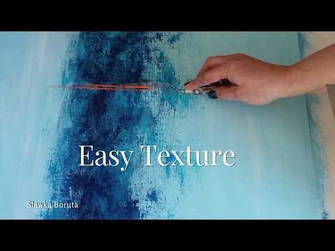 Easy Painting Tutorial for Beginners/ Easy Palette Knife Line Technique