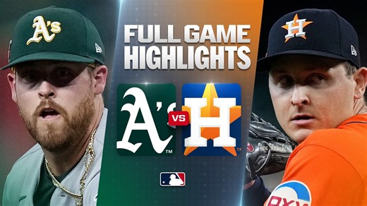 ATHLETICS vs. ASTROS: Official Full Game Highlights (August 21) | 2026 MLB Season