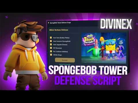 SpongeBob Tower Defense Script (PASTEBIN 2026)(AUTO UGRADE, AUTO SKIP, AUTO NEXT GAME ios/android/pc