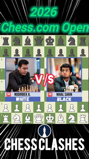 The Pure Magic of Nihal Sarin in the chess.com 2026 Open! 🧠💎 #followchess