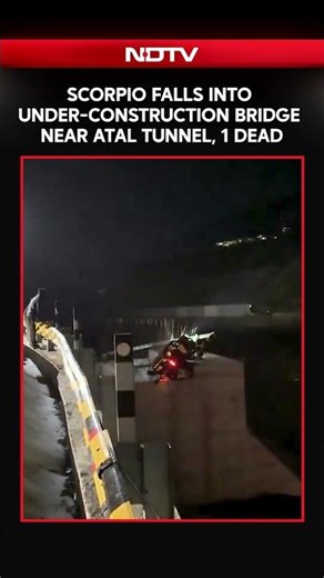 Scorpio Falls Into Under-Construction Bridge Near Atal Tunnel, 1 Dead