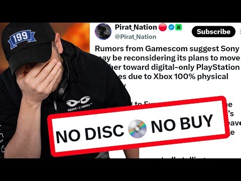 Playstation PANICS at Gamescom Over XBOX "100% Physical Future" Rumors