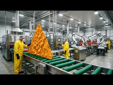 How Doritos Are Made in a Factory: Inside a Modern Tortilla Chip Processing Plant (Full Process)
