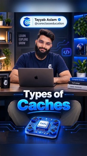 Types of Cache Explained 💻 | 5 Cache Types Every Computer Science Student Should Know