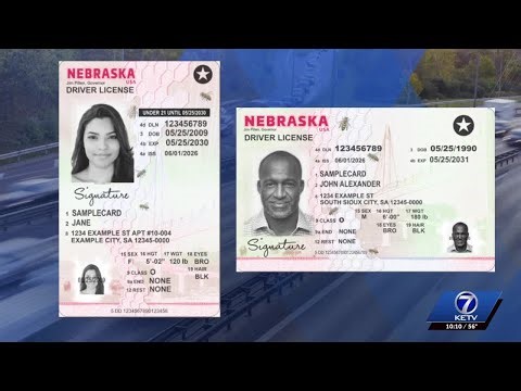 Nebraska Department of Motor Vehicles unveils new driver license and state ID design