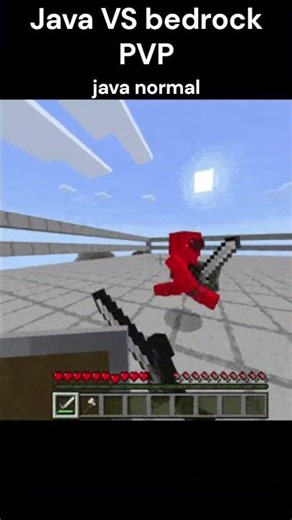 Java VS Bedrock PVP #minecraft #pvp #java #macepvp #crystalpvp
