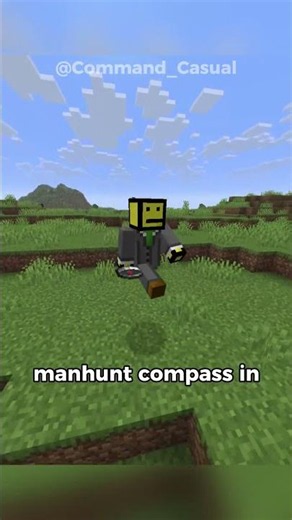 Make A Manhunt Compass With ONE Command Block
