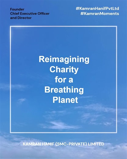 Reimagining Charity for a Breathing Planet
