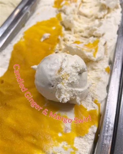 Bi-Rite Creamery | Get up close with a powerful refresh of an original Creamery favorite. Our housemade, hand-churned Candied Ginger & Mango Swirl ice cream... | Instagram