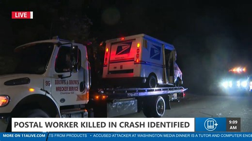 USPS worker killed in Decatur crash