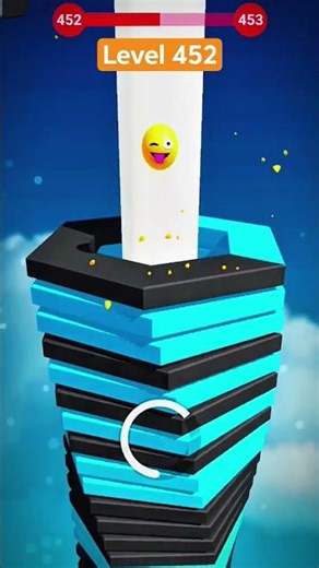 stack ball crash platform gameplay with ninja gaming #gaming #stackballsolution #shorts