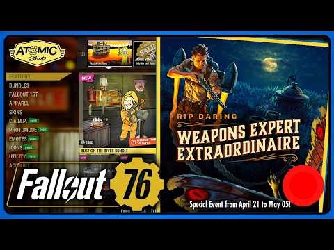 🔴 Atom Shop April 21 & Rip Daring Mini Seson - Live Review. Fallout 76.