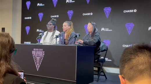 New Valkyries G/F Gabby Williams talks about her impression of the 2025 Golden State Valkyries’ identity and style of play. Also discussed how and why she thinks it’ll be a smooth acclimation to the Valks system since she and head coach Natalie Nakase have similar brains…