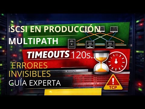 iSCSI EN PRODUCCIÓN: MULTIPATH, TIMEOUTS Y ERRORES INVISIBLES (GUÍA REAL).