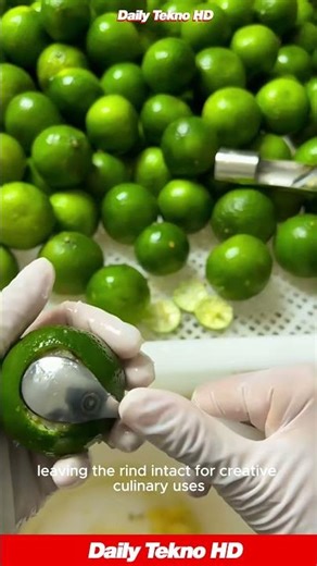 Lime Coring Made EASY 🍋 with This Clever Gadget #KitchenGadgets