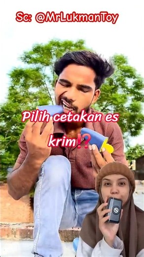 pilih mana cetakan es krimnyaaa⁉️ MrLukmanToy