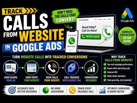 Google Ads Call Tracking from Website | Track Website Calls Step by Step