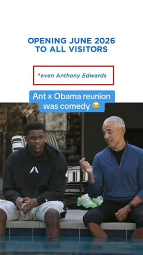 The Obama Presidential Center will be open to all visitors this summer — even Anthony Edwards 😂