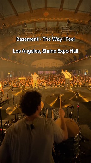 Basement The Way I Feel live Los Angeles Shrine Expo Hall — full drummer cover