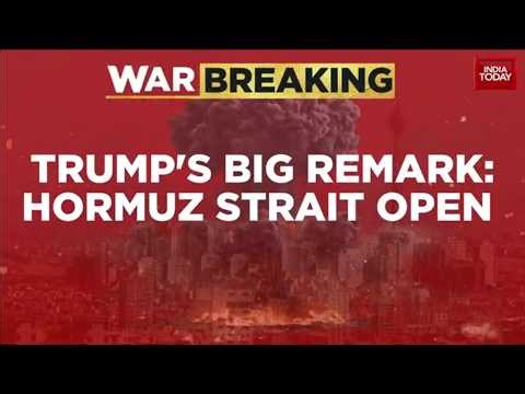 US Iran War: Trump’s Hormuz Warning: Strait Open, Iran Deal Could Bring Sanctions | India Today